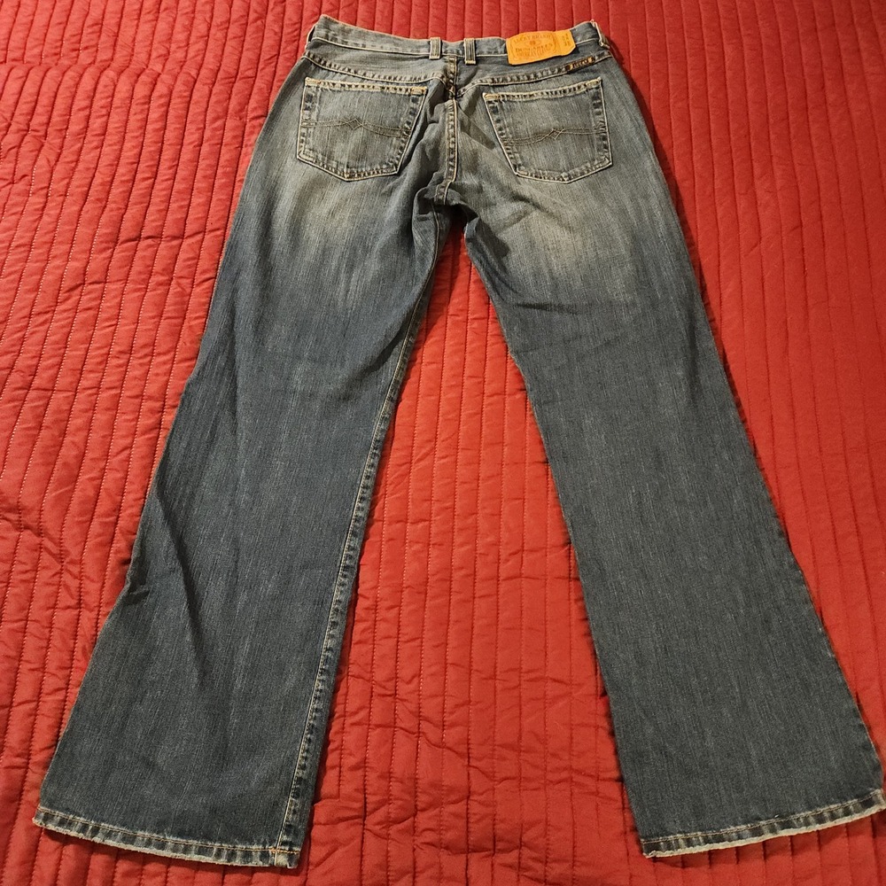 Lucky Brand Easy Rider Jeans Womens 6/28 Made USA Bootcut Y2K Gene Montesano - Picture 2 of 11